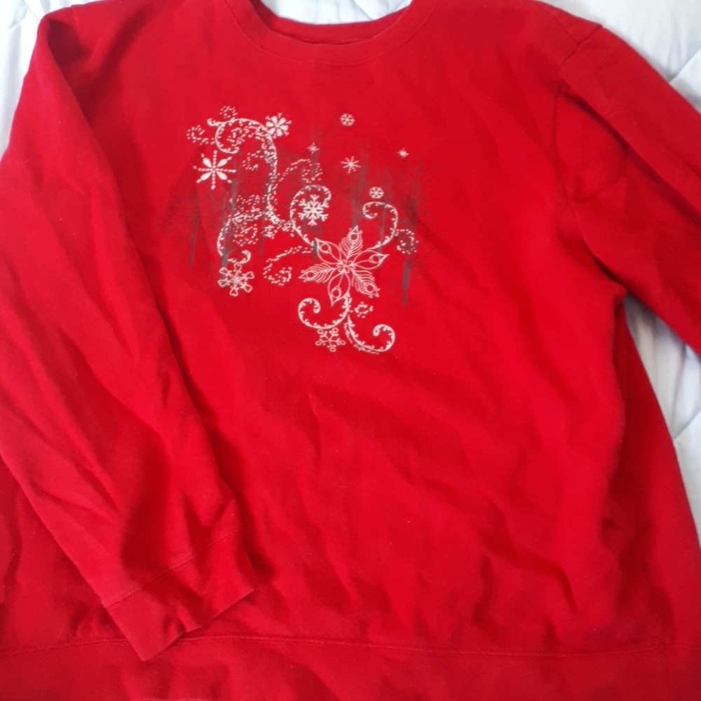 Red sweatshirt